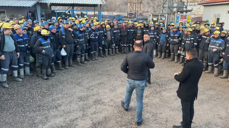 Çayırhan Termik Santrali; 500 işçi, maden sahalarının özelleştirilmesine karşı kendilerini madene kapatarak eylem başlattı!